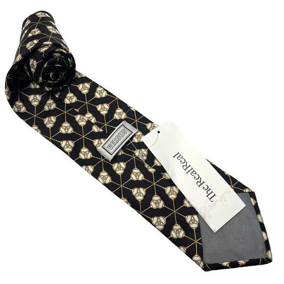 Versus Versace Silk Classic Tie - Picture 3 of 9